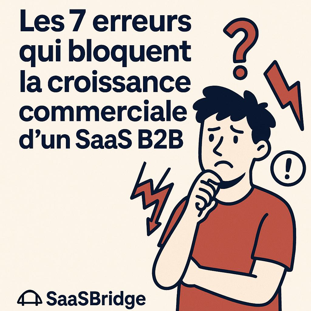 les 7 erreurs qui bloquent la croissance commerciale d un saas b2b